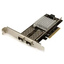 StarTech.com Scheda di rete PCI Express in Fibra ottica da 10Gb con 2 porte SFP+ aperto Chip Intel [PEX20000SFPI]