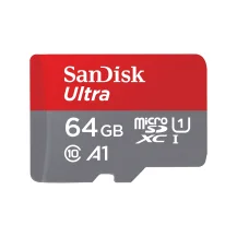 Memoria flash SanDisk Ultra 64 GB MicroSDXC Classe 10 (Sandisk SDSQUA4-064G-GN6MA) [SDSQUA4-064G-GN6MA]