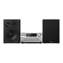 Panasonic SC-PMX802E-S set audio da casa Mini impianto domestico 120 W Nero, Argento [SC-PMX802E-S]