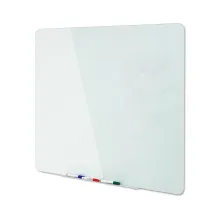 Bi-Office Magnetic Glass Memo Board 1500x1200mm [GLASSDRY1500]