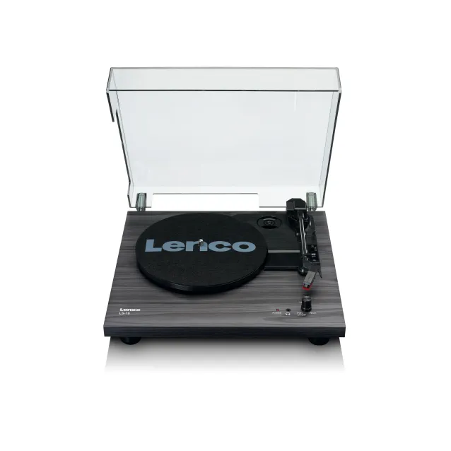 Piatto audio Lenco LS-10 Giradischi con trasmissione a cinghia Nero Semiautomatico [LS10BK]