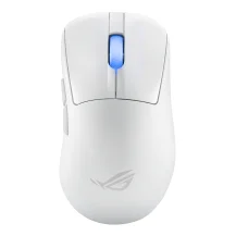 ASUS ROG Keris II Ace Wireless AimPoint White mouse Mano destra RF + Bluetooth USB Type-A Ottico 42000 DPI [90MP03N0-BMUA10]