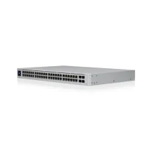 Ubiquiti UniFi USW-48-POE switch di rete Gestito L2 Gigabit Ethernet (10/100/1000) Supporto Power over (PoE) 1U Stainless steel [USW-48-POE]