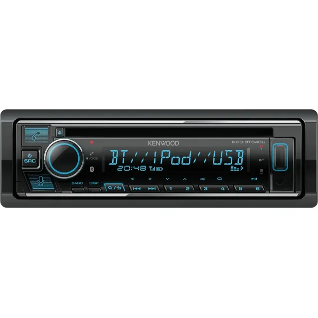 Autoradio Kenwood KDC-BT640U Ricevitore multimediale per auto Nero 50 W Bluetooth [KDC-BT640U]
