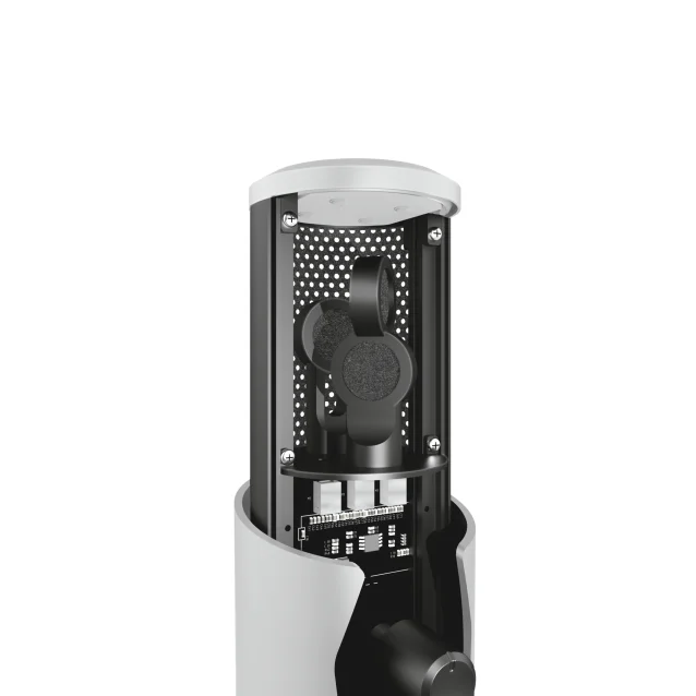 Microfono Trust GXT 258W Fyru USB 4-in-1 Streaming Nero, Bianco (GXT258W FYRU 4IN1 STREAMING MIC PS5) [24257]