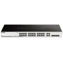 Switch di rete D-Link DGS-1210-24 Gestito L2 Gigabit Ethernet (10/100/1000) 1U Nero [DGS-1210-24/E]