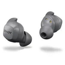 Cuffia con microfono Lindy LE400W Auricolare True Wireless Stereo [TWS] In-ear Ideali alla guida Bluetooth Grigio (Lindy In-Ear Headphones) [73194]