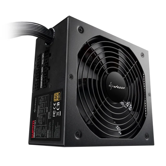 Sharkoon WPM Gold ZERO alimentatore per computer 550 W 24-pin ATX Nero [4044951026548]