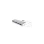 ICY BOX IB-DK4034-CPD Cablato USB 3.2 Gen 1 [3.1 1] Type-C Argento, Bianco (IcyBox 6 in Travel Dock) [IB-DK4034-CPD]