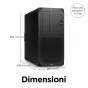 PC/Workstation HP Z2 Tower G9 Intel® Core™ i7 i7-12700 16 GB DDR5-SDRAM 512 SSD Windows 11 Pro Stazione di lavoro Nero [5F0G6EA]