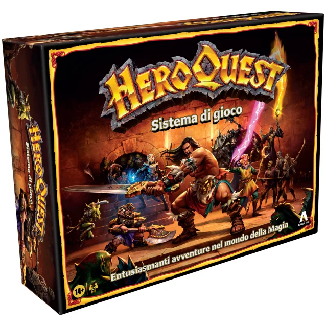 SCOPRI LE OFFERTE ONLINE SU Hasbro Avalon Hill , HeroQuest, Gioco da tavolo  per adulti di Avventura Fantasy con Oltre 65 Miniature, dai 14 anni in su,  2-5 Giocatori (Versione Italiana)