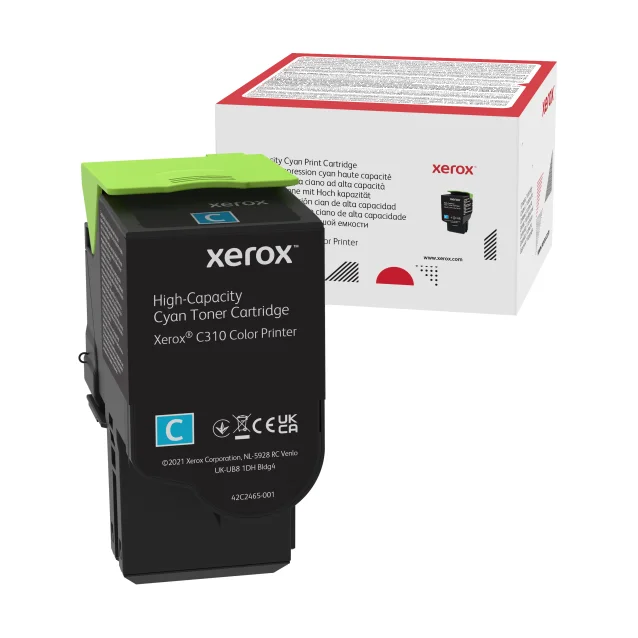 Xerox Cartuccia toner Ciano a High capacity da 5500 Pagine per Stampante colori ® C310​/​multifunzione C315 (006R04365) [006R04365]
