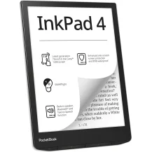 Lettore eBook PocketBook InkPad 4 lettore e-book Touch screen 32 GB Wi-Fi Nero, Argento [PB743G-U-WW]