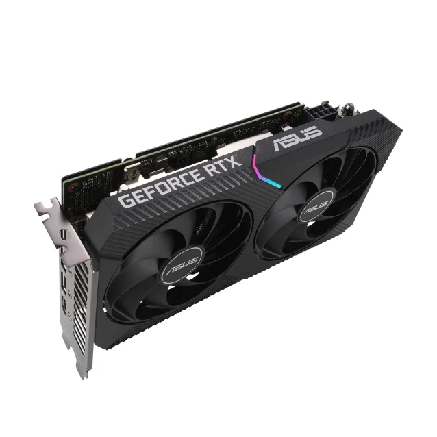 Scheda video ASUS Dual -RTX3060-O12G-V2 NVIDIA GeForce RTX 3060 12 GB GDDR6 [90YV0GB2-M0NA10]