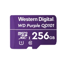 Memoria flash Western Digital WD Purple SC QD101 256 GB MicroSDXC Classe 10 (WD WDD256G1P0C - Flash memory card UHS-I U1 / Class10 microSDXC purple) [WDD256G1P0C]
