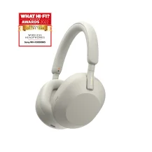 Sony WH-1000XM5 Headphones Wired & Wireless Head-band Calls/Music Bluetooth Silver, White