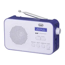 Radio Trevi DAB 7F92 R Portatile Digitale Blu, Bianco [0DA7F9204]