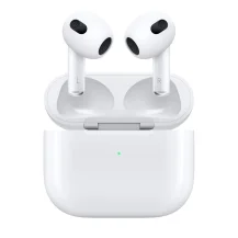Cuffia con microfono Apple AirPods [terza generazione] custodia di ricarica Lightning (Airpods [3Rd Generation] With - Charging Case Warranty: 12M) [MPNY3DN/A]