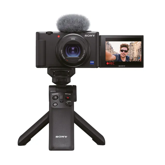 Sony Vlog Camera ZV-1 - Fotocamera Digitale con schermo LCD direzionabile ideale per e video 4K [ZV1BDI.EU]