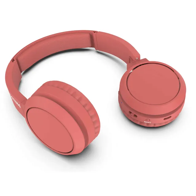 Cuffia con microfono Philips 4000 series TAH4205RD/00 cuffia e auricolare Wireless A Padiglione Musica Chiamate USB tipo-C Bluetooth Rosso [TAH4205RD/00]