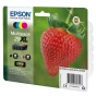Cartuccia inchiostro Epson Strawberry Multipack Fragole 4 colori Inchiostri Claria Home 29XL [C13T29964022]