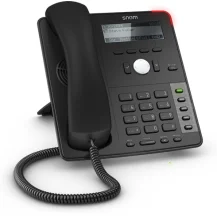 Snom D712 telefono IP Nero 4 linee (Snom VOIP Corded Desk Phone D712) [D712]