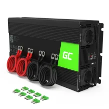 Green Cell INV12 adattatore e invertitore Auto 3000 W Nero [INV12]