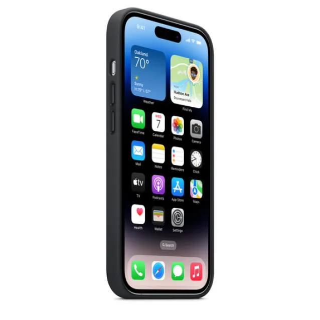 Custodia per smartphone Apple iPhone 14 Pro in Pelle - Mezzanotte [MPPG3ZM/A]