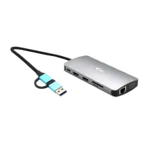 i-tec USB 3.0 USB-C/Thunderbolt 3x Display Metal Nano Dock with LAN + Power Delivery 100 W [CANANOTDOCKPD]