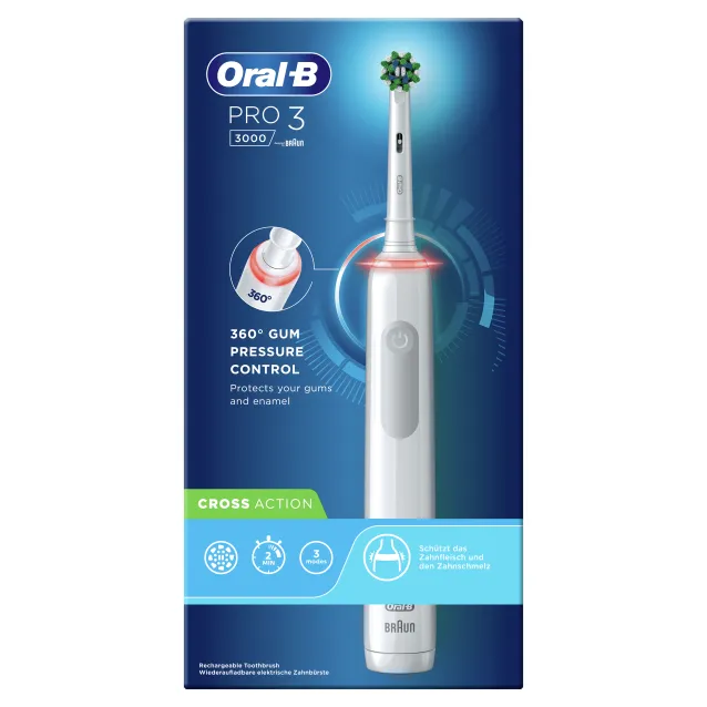 Oral-B PRO 80332091 spazzolino elettrico Adulto Grigio, Bianco [4210201289234]