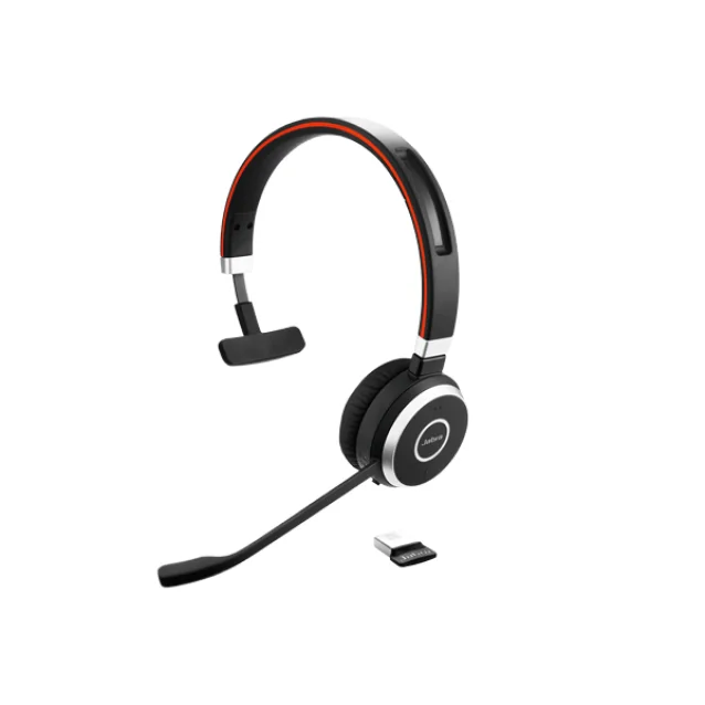 Cuffia con microfono Jabra Evolve 65 Auricolare Con cavo e senza A Padiglione Musica Chiamate Micro-USB Bluetooth Nero [6593-839-409]