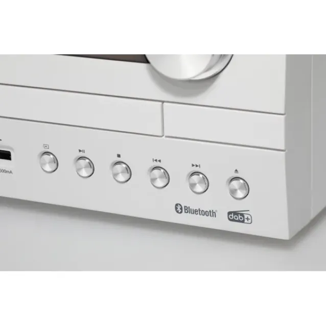 Kenwood M-820DAB Microsistema audio per la casa 50 W Bianco, Legno [M-820DAB-W]