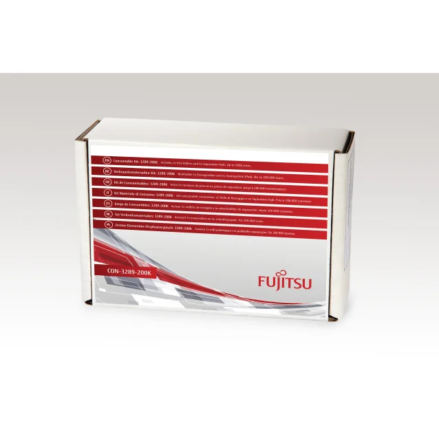 Fujitsu 3289-200K Rullo (CON-3289-200K - Consumable Kit: Includes 2x Pick Rollers and 4x Separation Pads. Estimated Life: Up to 200K Scans) [CON-3289-200K]