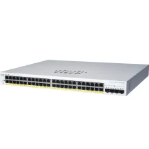 Switch di rete Cisco CBS220-24P-4X Gestito L2 Gigabit Ethernet (10/100/1000) Supporto Power over (PoE) Bianco [CBS220-24P-4X-EU]