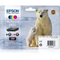 Cartuccia inchiostro Epson Polar bear Multipack 26XL (4 colori XL : NCMG) [C13T26364010]