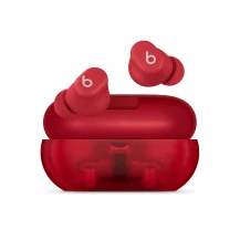 Cuffia con microfono Apple Beats Solo Buds - Auricolari true wireless Rosso trasparente (BEATS SOLO BUDS TRUE WIRELESS EARBUDS TRANSPARENT RED) [MUW03ZM/A]