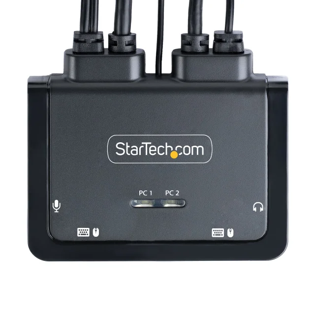 StarTech.com C2-D46-UC2-CBL-KVM switch per keyboard-video-mouse (kvm) Nero [C2-D46-UC2-CBL-KVM]