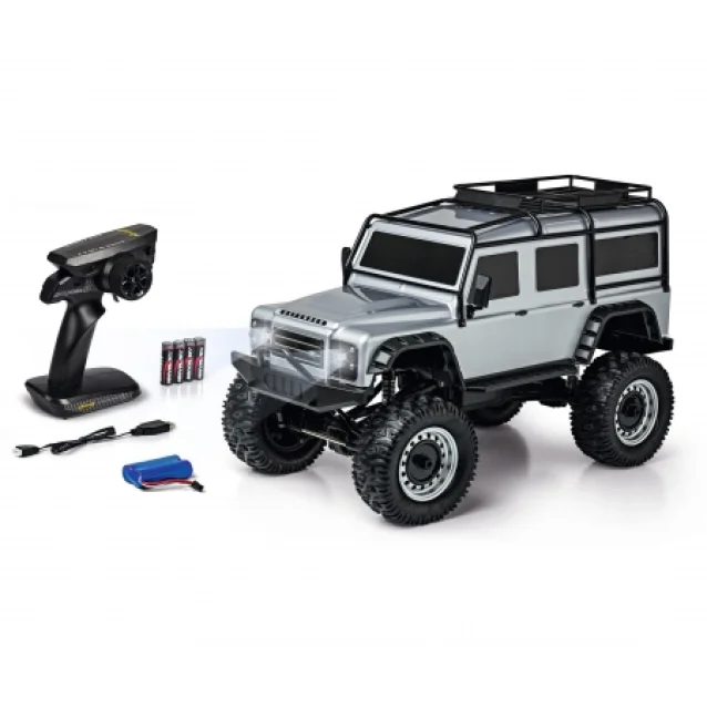 Carson Land Rover Defender modellino radiocomandato (RC) Macchina fuoristrada Motore elettrico 1:8 [500404172]