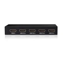 Ripartitore video CLUB3D HDMI™ 4K@60Hz UHD Splitter AC Power 4 ports [CSV-1380]