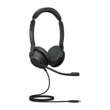 Cuffia con microfono Jabra 23189-999-879 cuffia e auricolare Cablato A Padiglione Ufficio USB tipo-C Nero [23189-999-879]