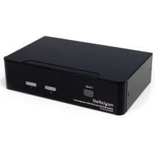 StarTech.com Switch KVM dual link DVI USB alta risoluzione a 2 porte con audio [SV231DVIUAHR]