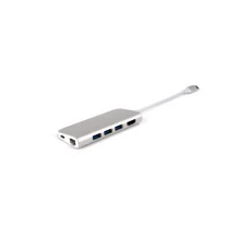 LMP 14368 interface hub USB 3.2 Gen 1 (3.1 Gen 1) Type-C 5000 Mbit/s Silver, White