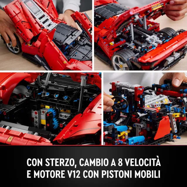 LEGO Ferrari Daytona SP3 [42143] scatolo leggermente ammacccato