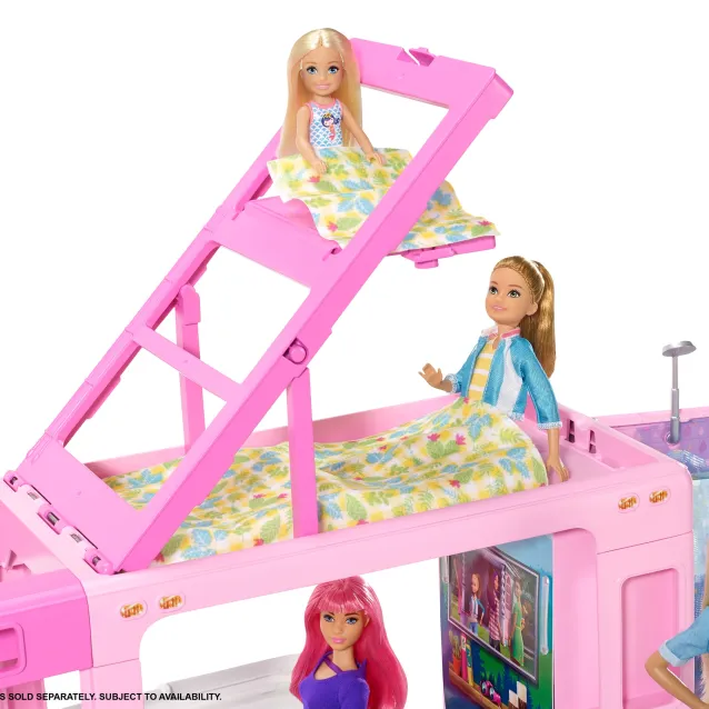 Barbie Dreamhouse Adventures 3-in-1 DreamCamper Doll camper [GHL93]