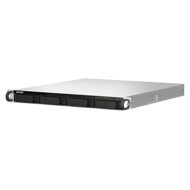 Server NAS QNAP TS-464U-RP Rack (1U) Collegamento ethernet LAN Nero N5095 [TS-464U-RP-8G]