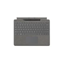 Microsoft Signature with Slim Pen 2 Platino Cover port QWERTY Inglese UK [8X8-00063]