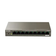 Tenda TEF1109P-8-102W switch di rete Fast Ethernet (10/100) Supporto Power over (PoE) Metallico [NT-TEF1109P-102]