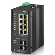 Zyxel RGS200-12P Managed L2 Gigabit Ethernet (10/100/1000) Power over Ethernet (PoE) Black