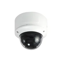 LevelOne GEMINI Zoom Dome IP Network Camera, 2-Megapixel, H.265, 4.3X Optical Zoom, two-way audio, IR LEDs, 802.3af PoE, Vandalproof, Indoor/Outdoor