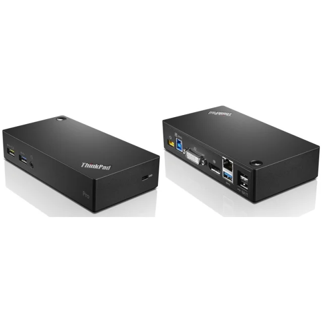 Lenovo ThinkPad USB 3.0 Pro Dock Cablato 3.2 Gen 1 (3.1 1) Type-A Nero [40A70045EU]